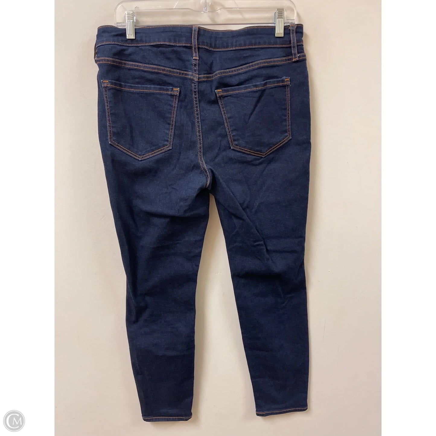 Jeans Skinny By Old Navy In Blue Denim, Size: 8p