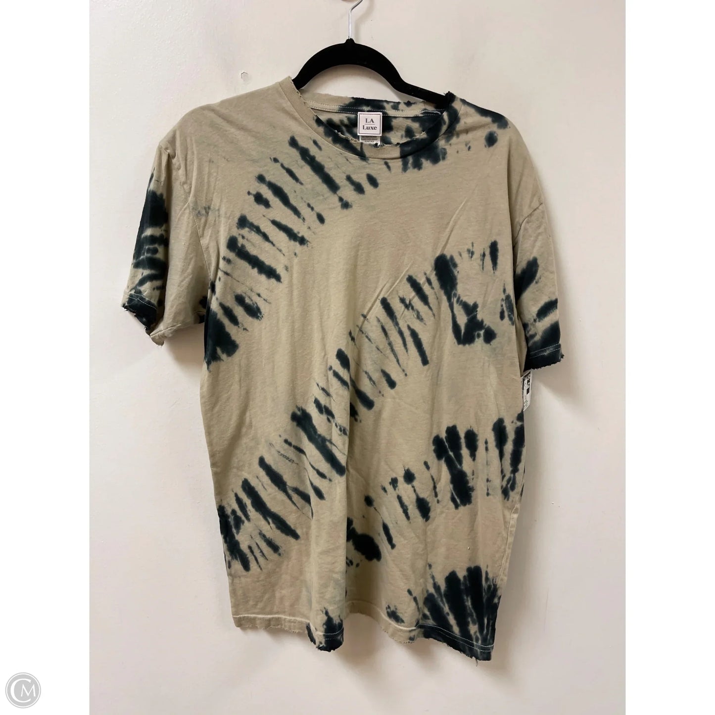 Top Short Sleeve By Clothes Mentor In Tie Dye Print, Size: M
