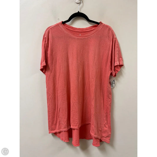Tunic Short Sleeve By Free People In Coral, Size: S