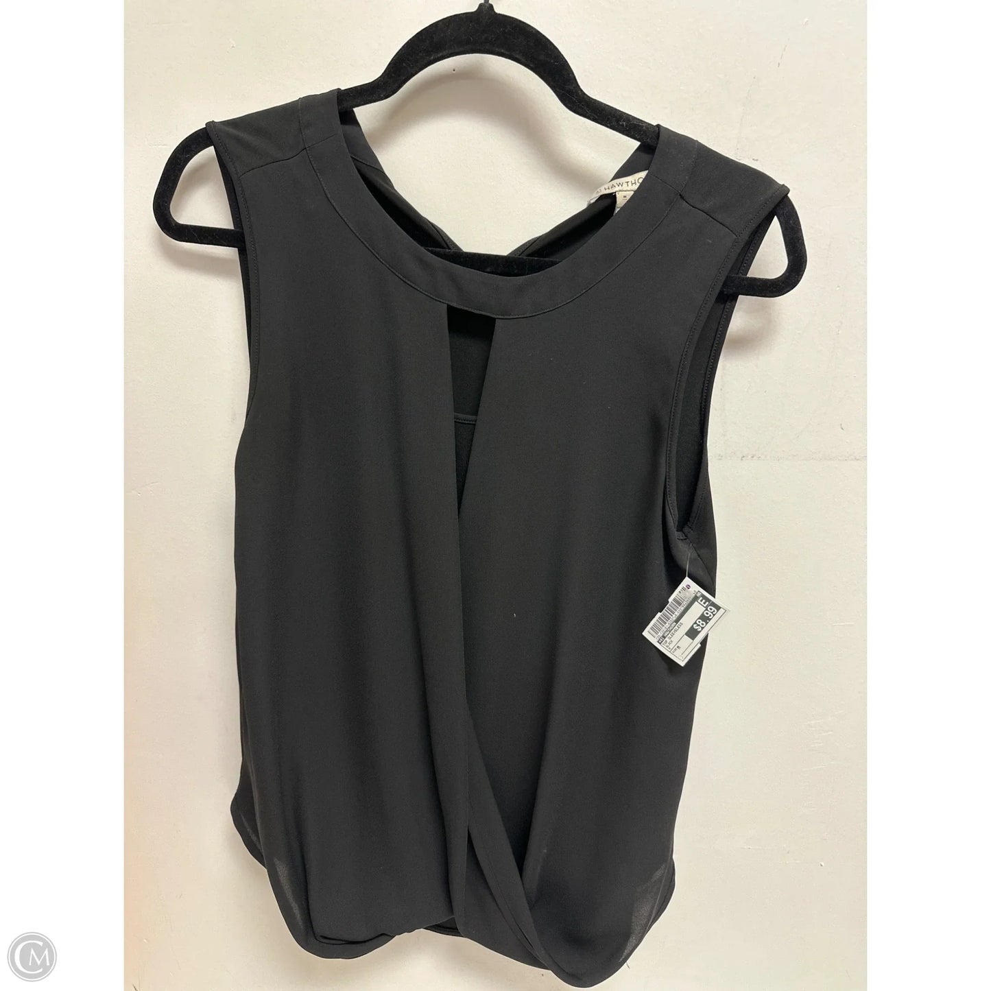 Top Sleeveless By 41 Hawthorn In Black, Size: M