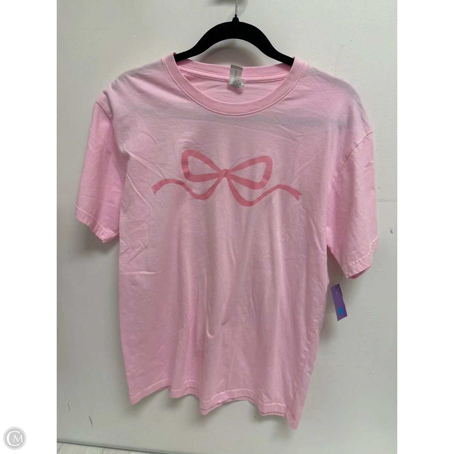 Top Short Sleeve Basic By Clothes Mentor In Pink, Size: M