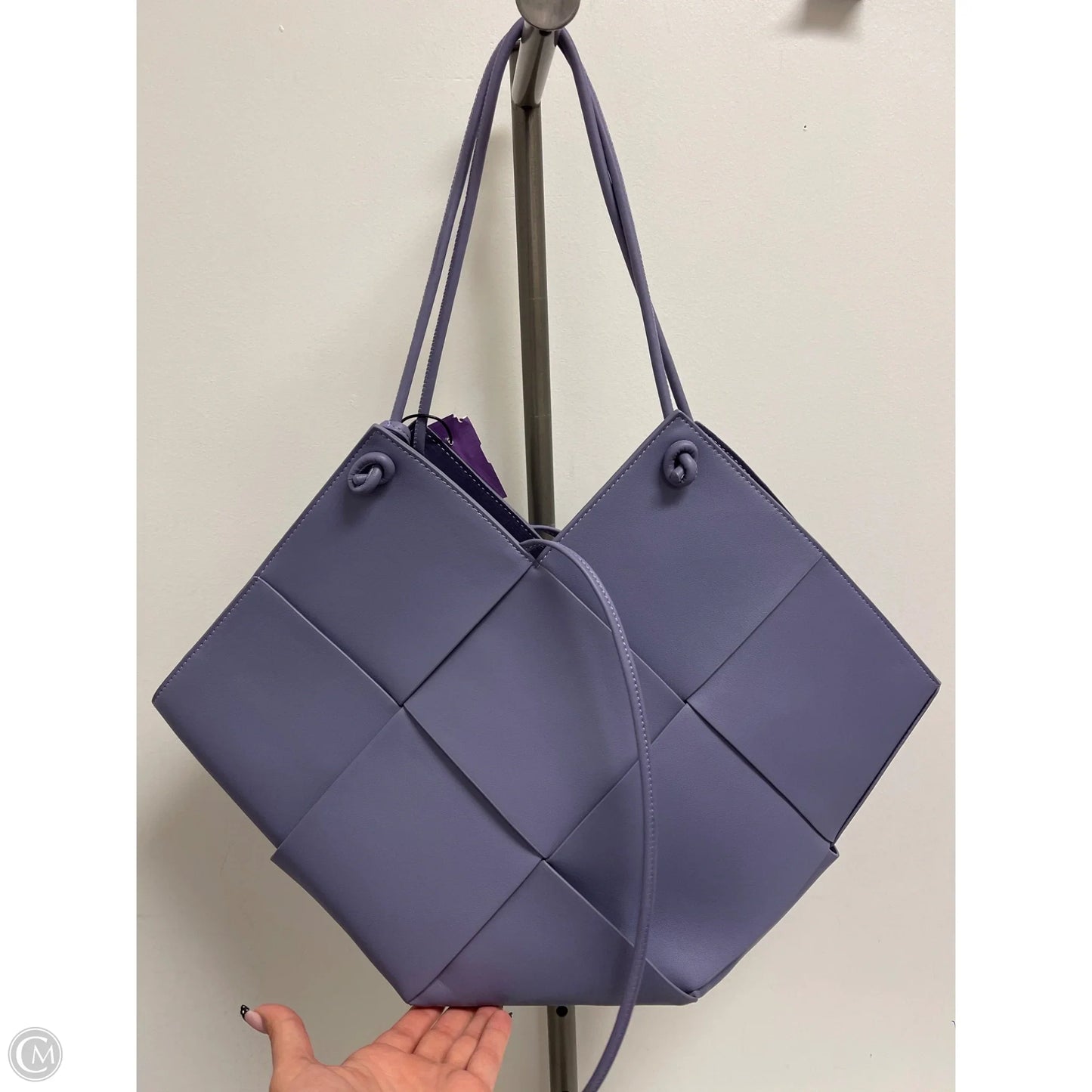 Handbag Leather By Cma, Size: Large