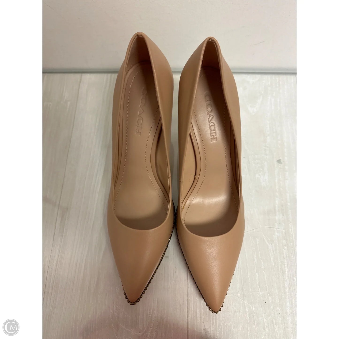 Shoes Designer By Coach In Tan, Size: 9.5