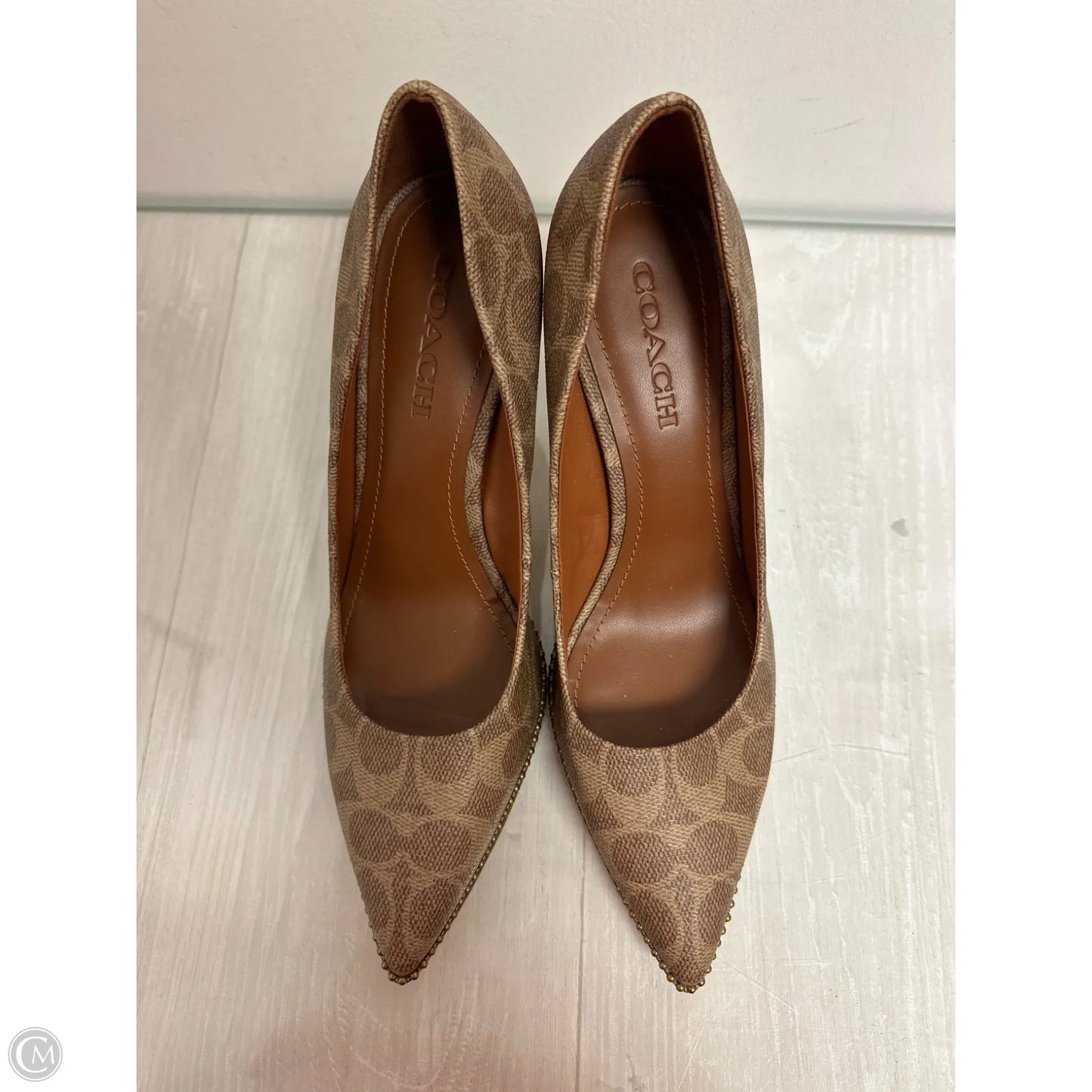 Shoes Designer By Coach In Brown, Size: 9.5