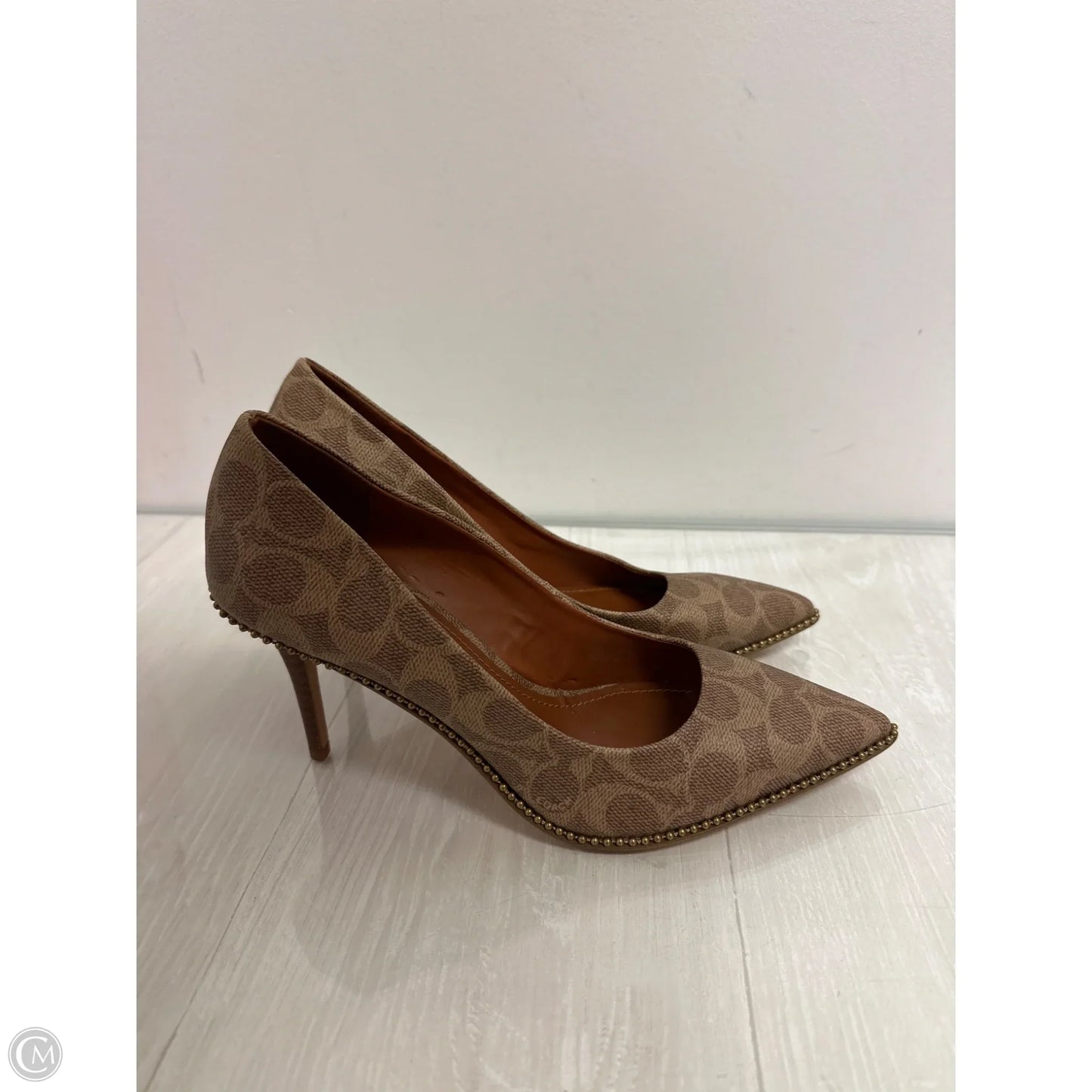 Shoes Designer By Coach In Brown, Size: 9.5