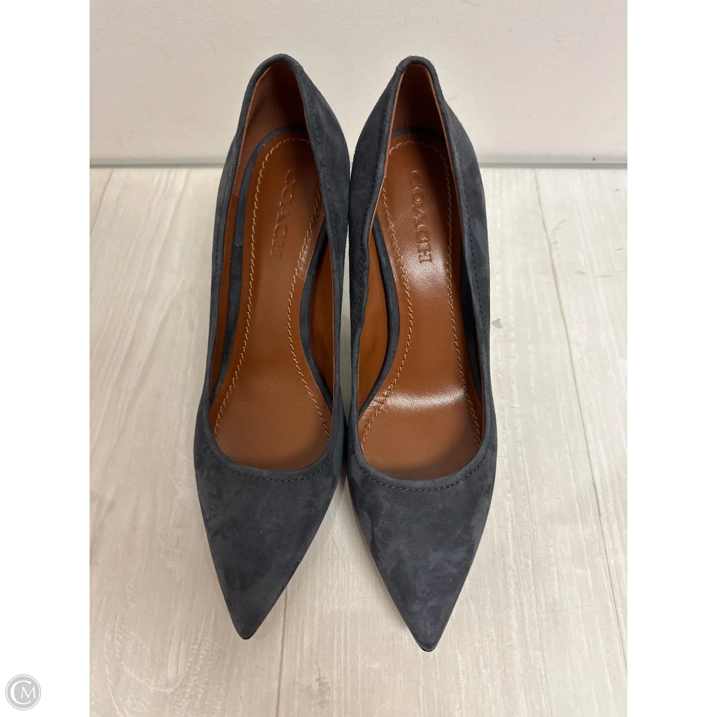 Shoes Designer By Coach In Blue, Size: 9.5