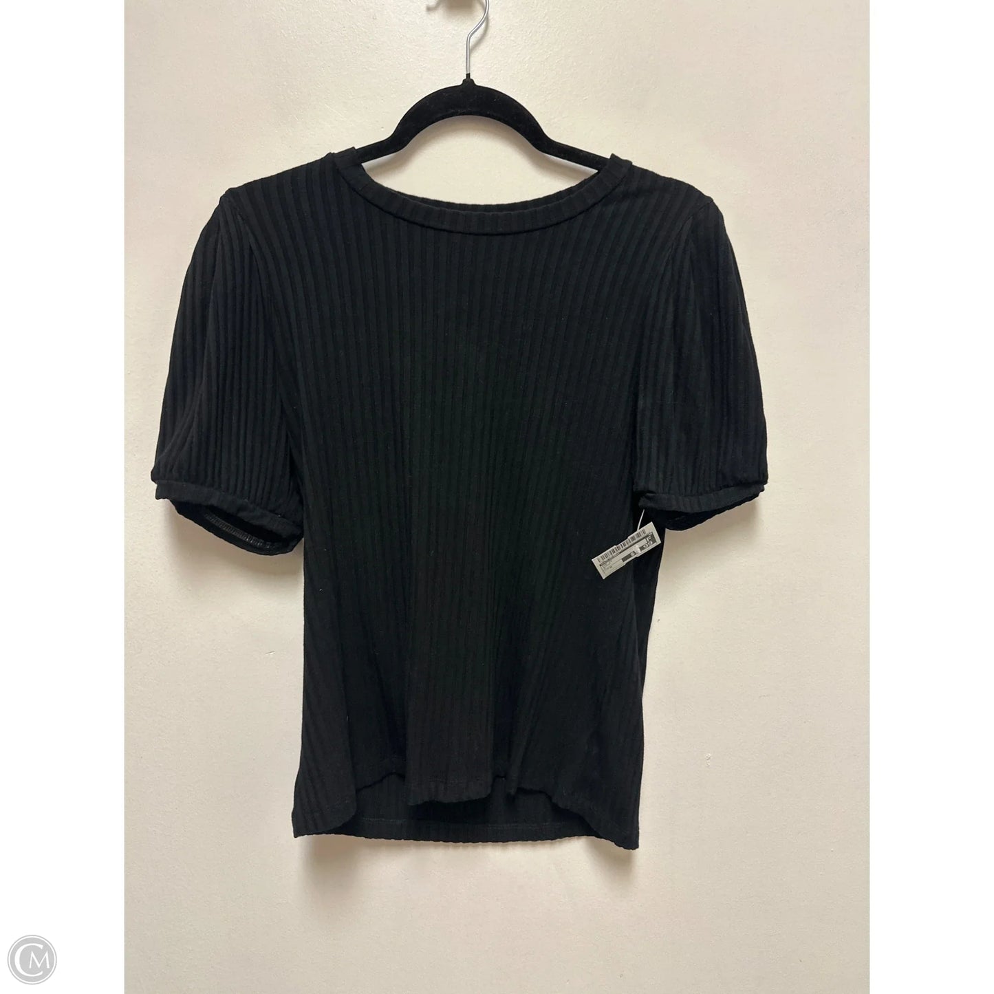 Top Short Sleeve By Philosophy In Black, Size: M