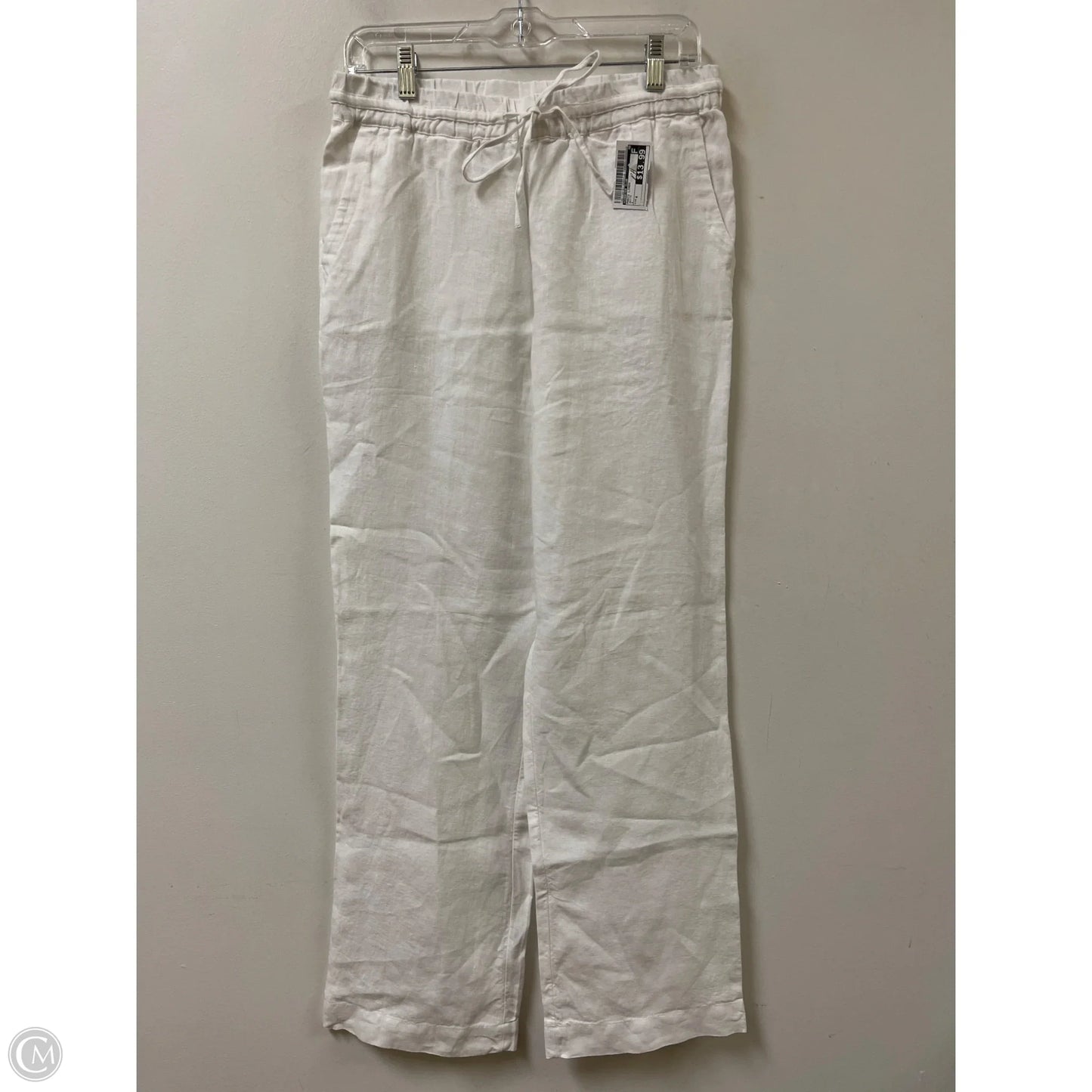 Pants Linen By Charter Club In White, Size: 4