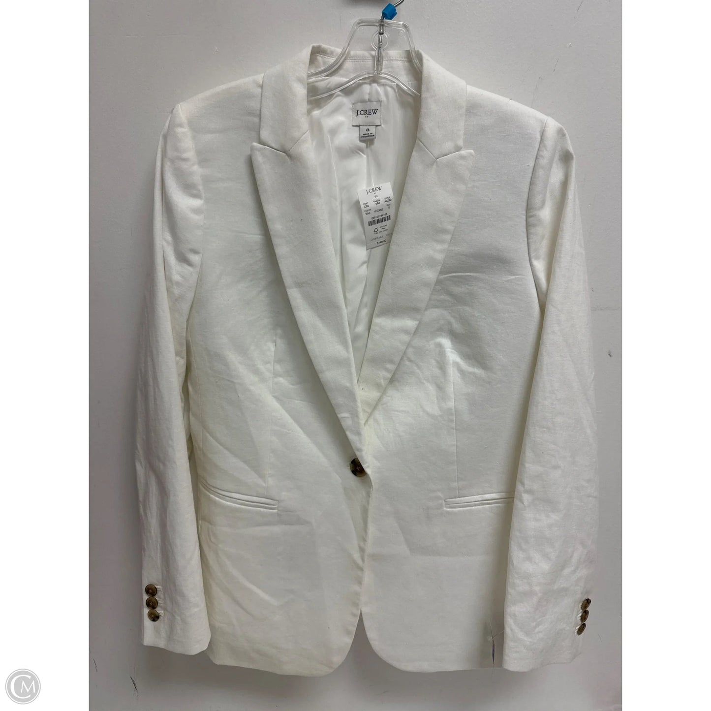 Blazer By J. Crew In White, Size: M