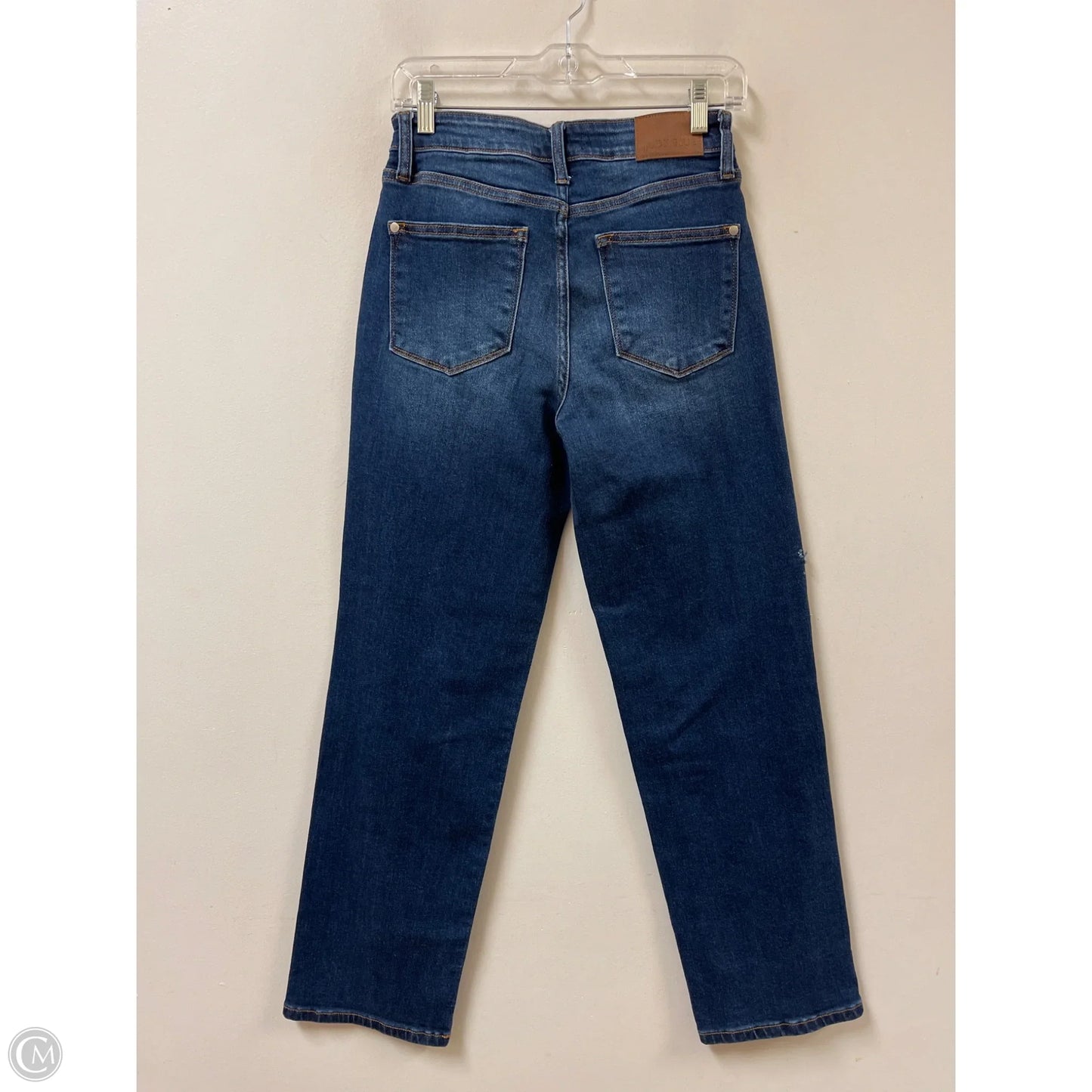 Jeans Straight By Judy Blue In Blue Denim, Size: 4