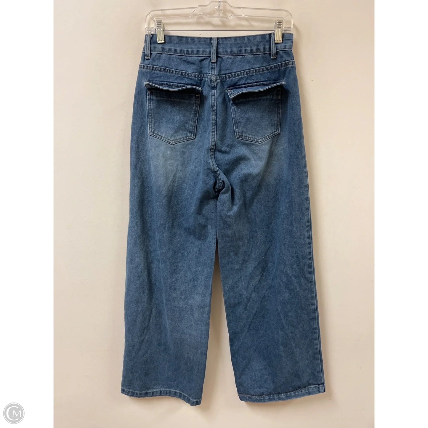 Jeans Wide Leg By Clothes Mentor In Blue Denim, Size: 4