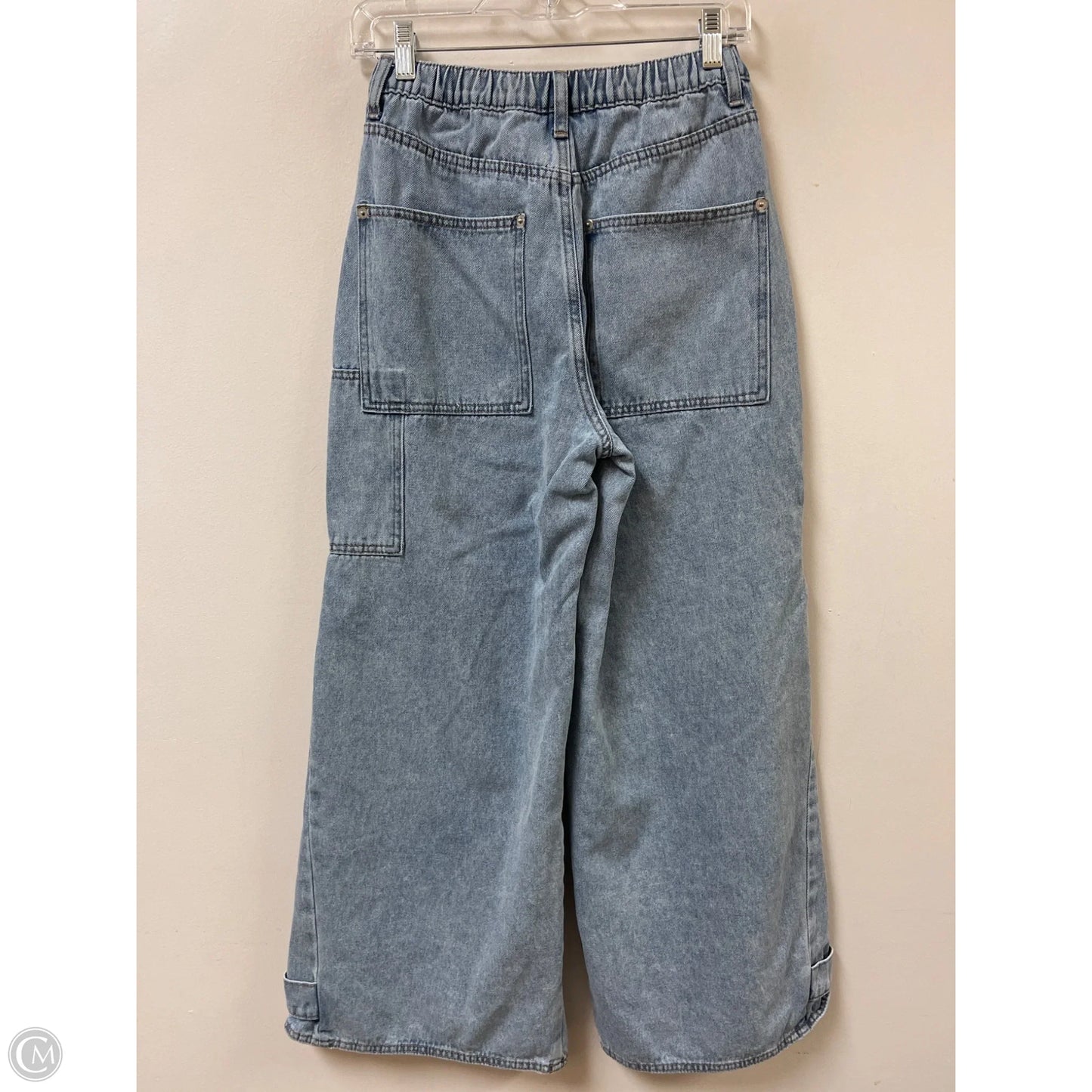 Jeans Wide Leg By Ee Some In Blue Denim, Size: 4