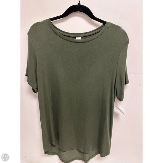 Top Short Sleeve Basic By Old Navy In Green, Size: M