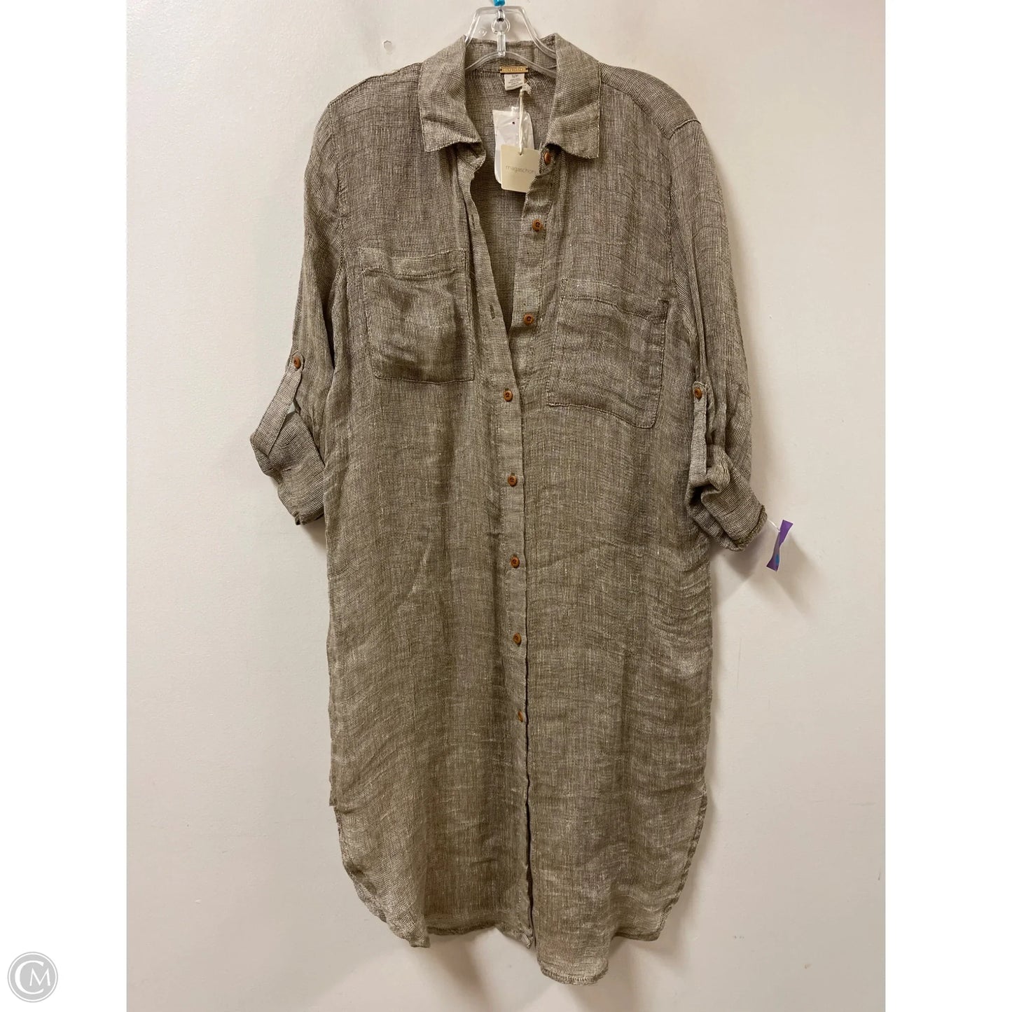 Swimwear Cover-up By Magaschoni In Brown, Size: S