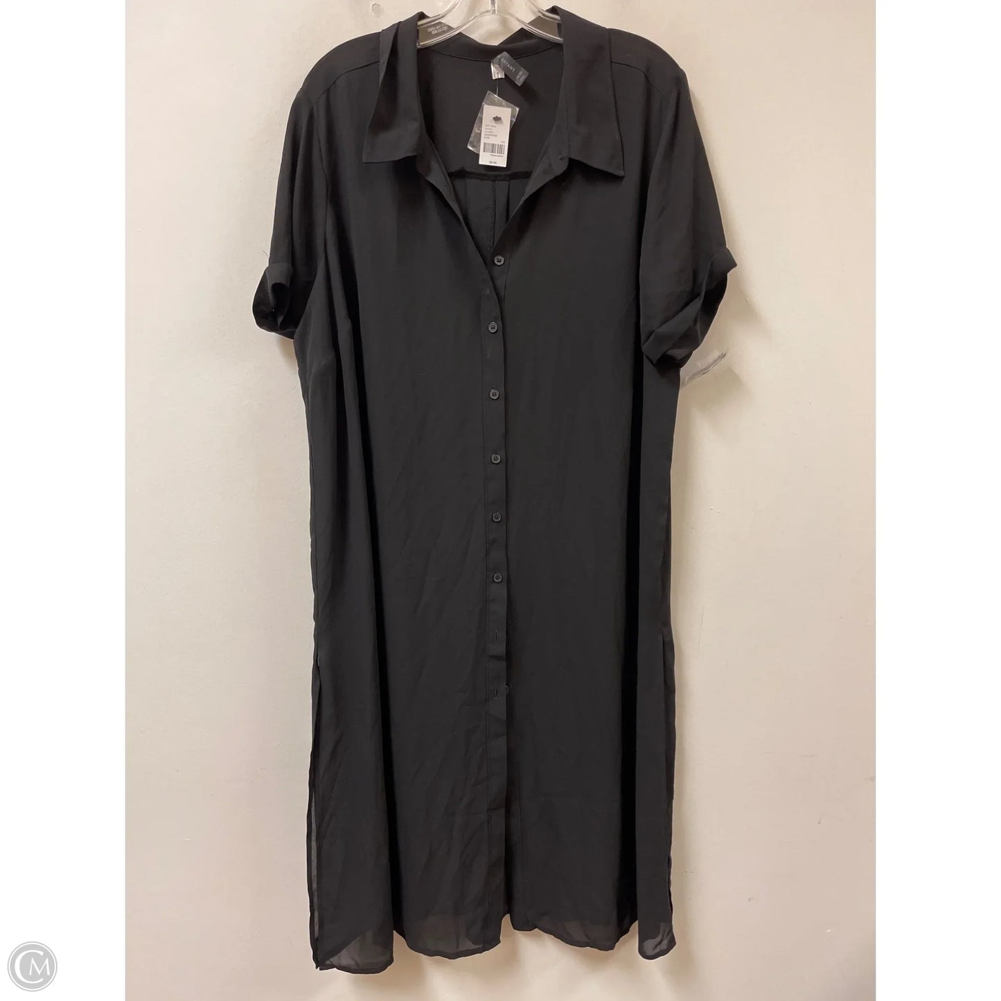 Dress Casual Midi By Lane Bryant In Black, Size: 2x