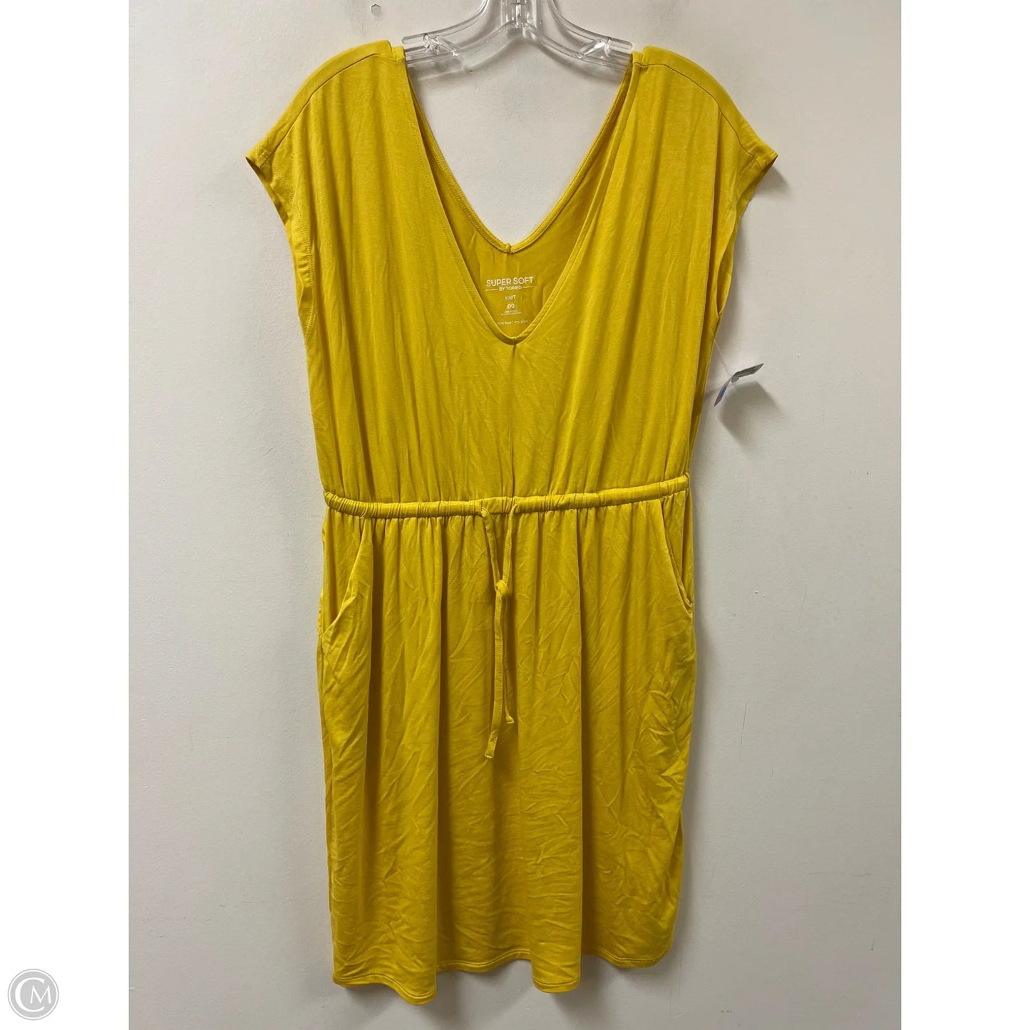 Dress Casual Short By Torrid In Yellow, Size: L