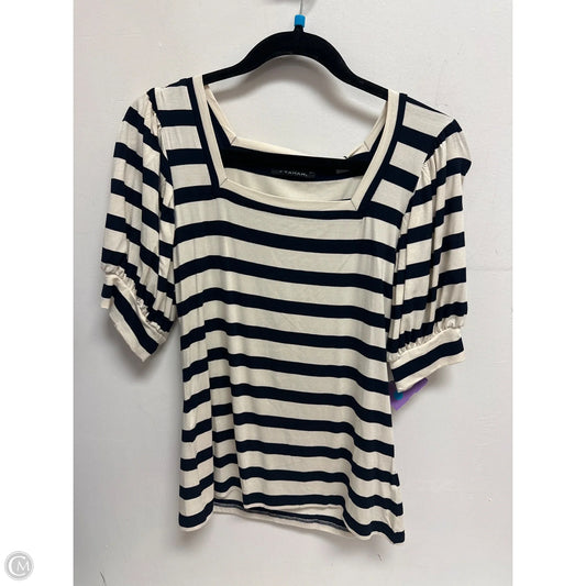 Top Short Sleeve By T Tahari In Navy, Size: S