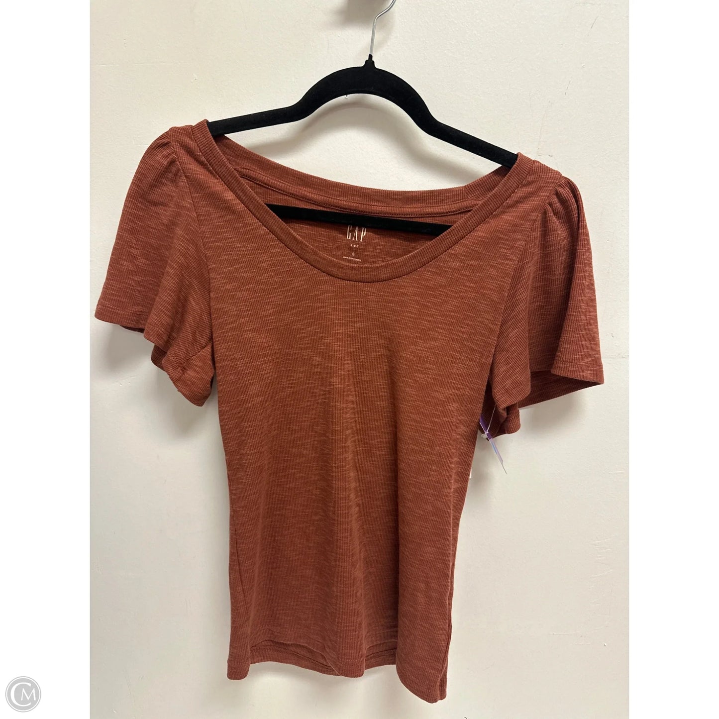 Top Short Sleeve By Gap In Orange, Size: S