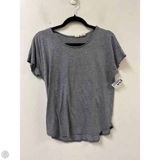 Top Short Sleeve Basic By Artisan Ny In Grey, Size: M