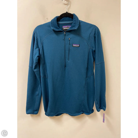 Sweatshirt Collar By Patagonia In Teal, Size: M