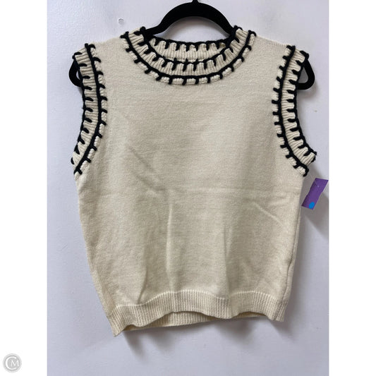 Sweater Short Sleeve By Strut & Bolt In Cream, Size: S