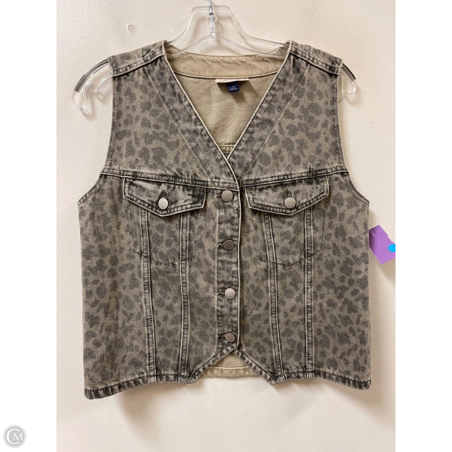 Vest Other By Universal Thread In Animal Print, Size: S