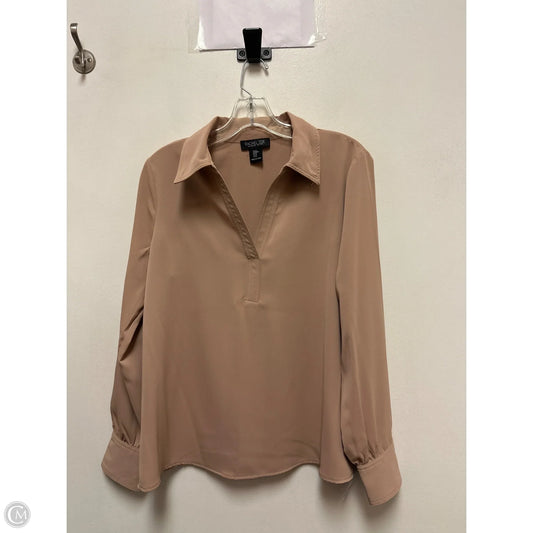 Top Long Sleeve By Rachel Zoe In Brown, Size: M