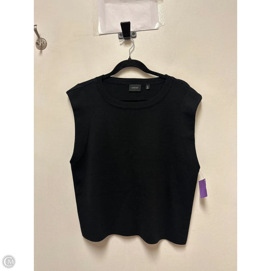 Sweater Short Sleeve By Cyrus In Black, Size: M