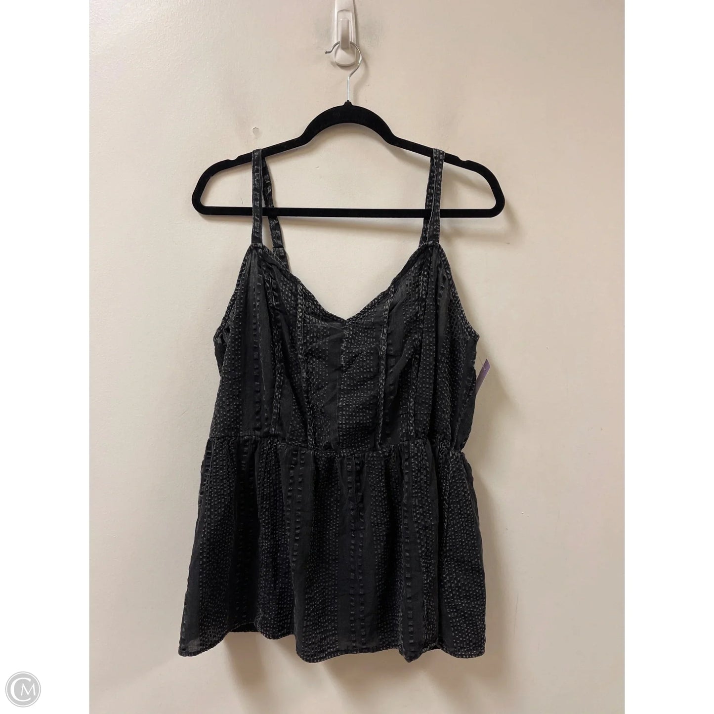 Top Sleeveless By Torrid In Black, Size: 2x