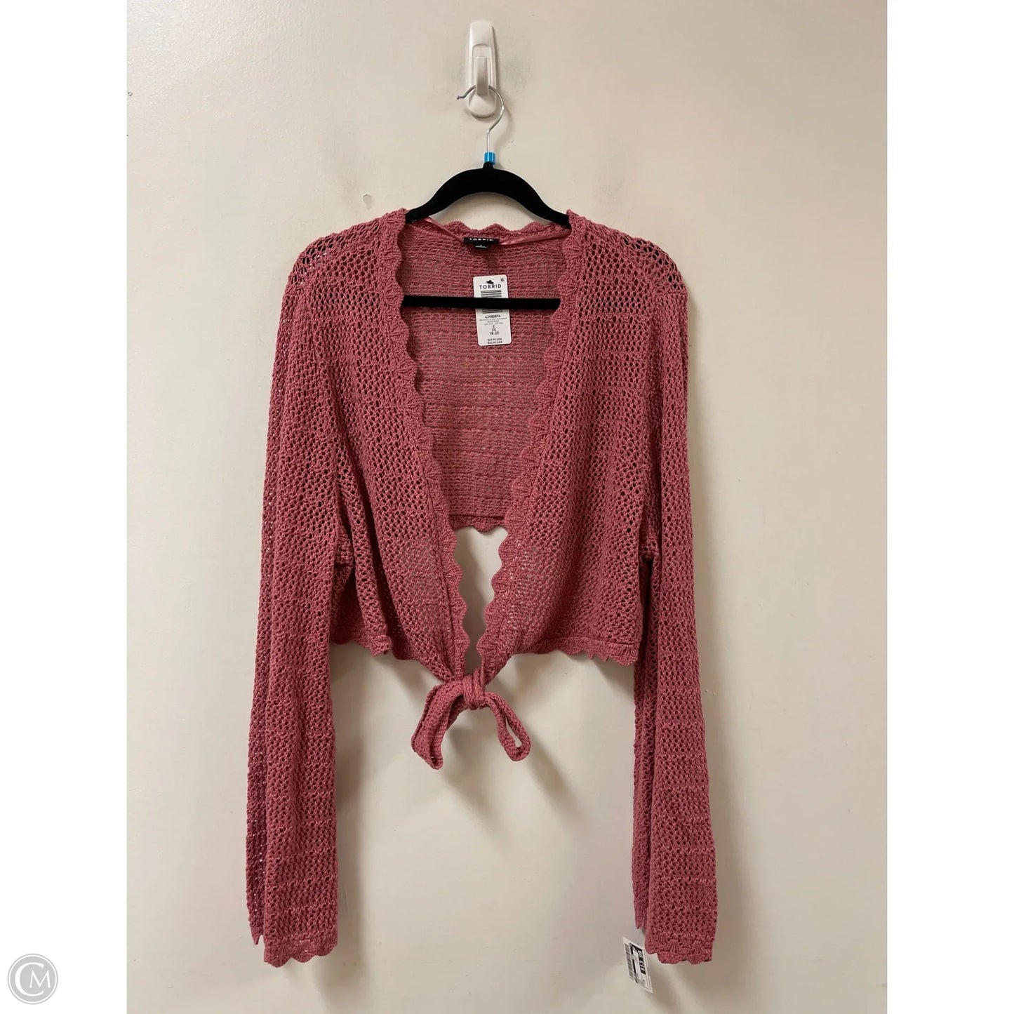 Cardigan By Torrid In Pink, Size: 2x