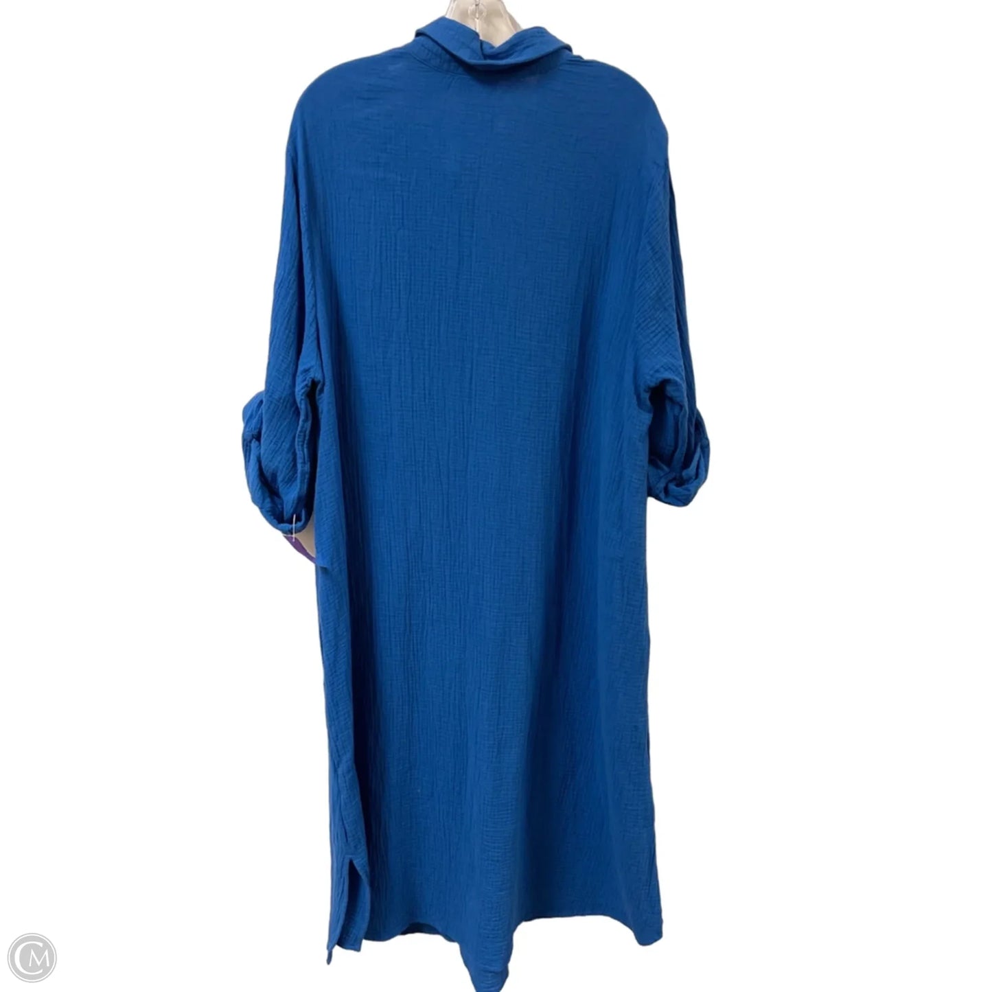 Dress Casual Maxi By J. Jill In Blue, Size: 2x