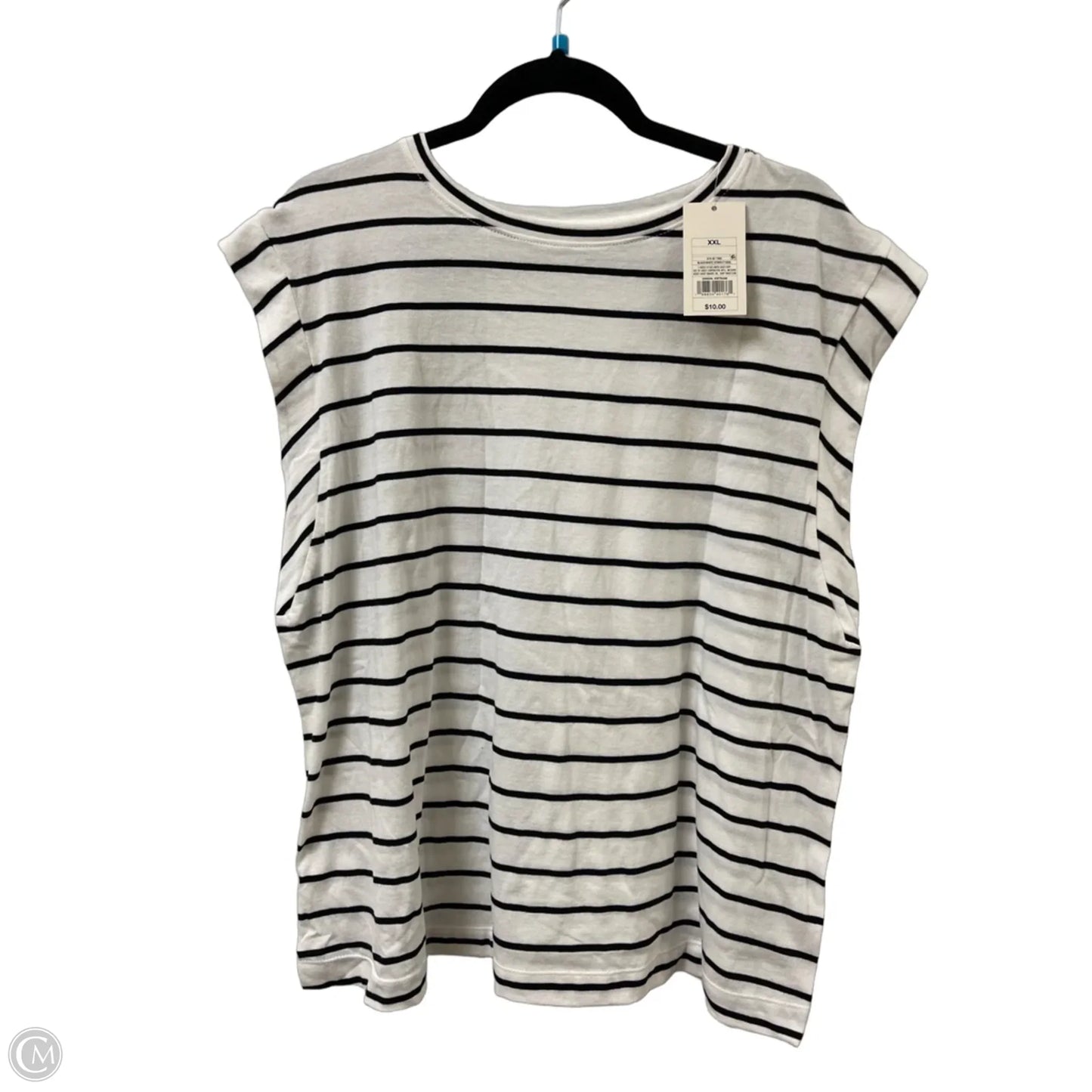 Top Sleeveless By A New Day In Striped Pattern, Size: 2x