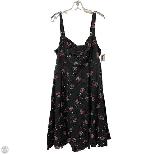 Dress Party Midi By Torrid In Black, Size: 2x