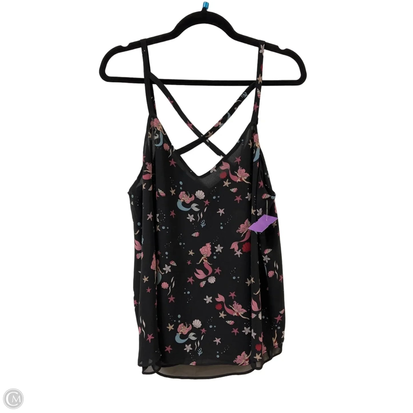 Blouse Sleeveless By Torrid In Black, Size: L