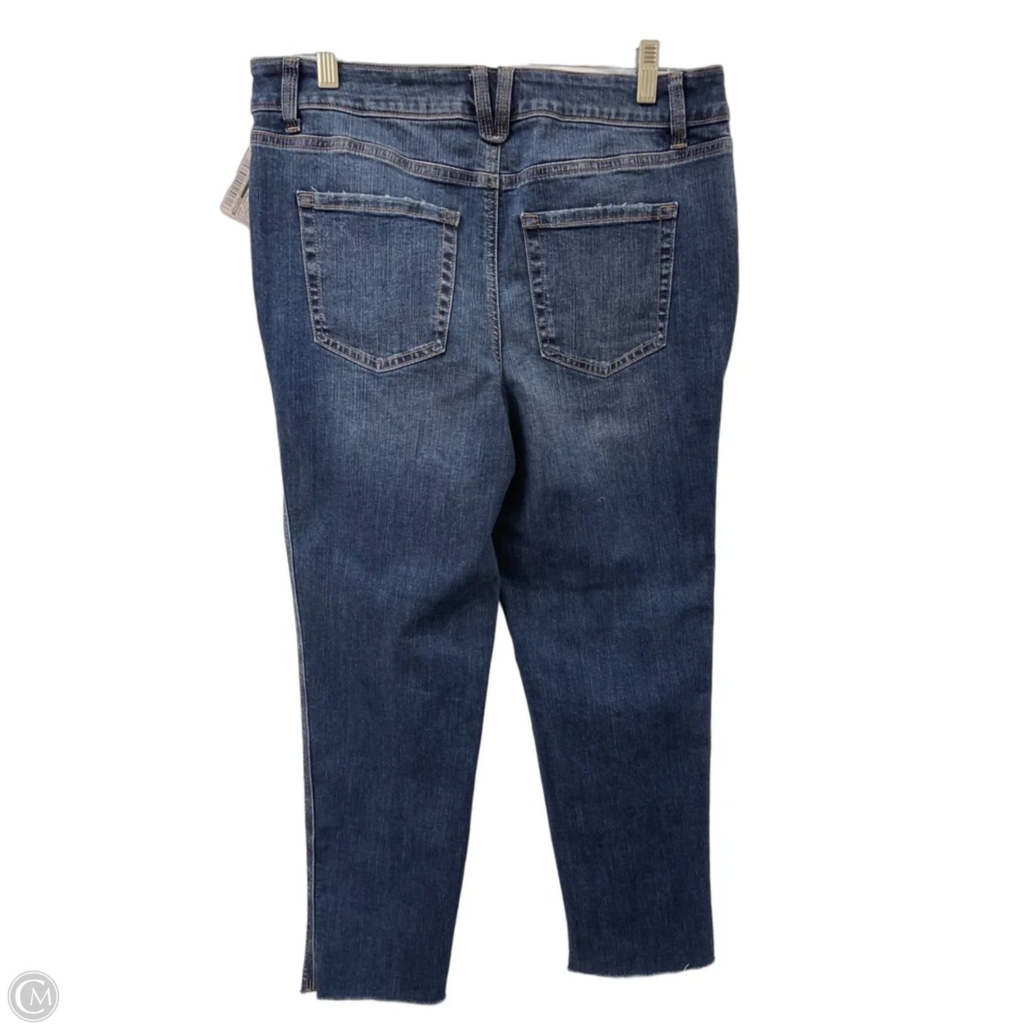 Jeans Cropped By Maurices In Blue Denim, Size: 8