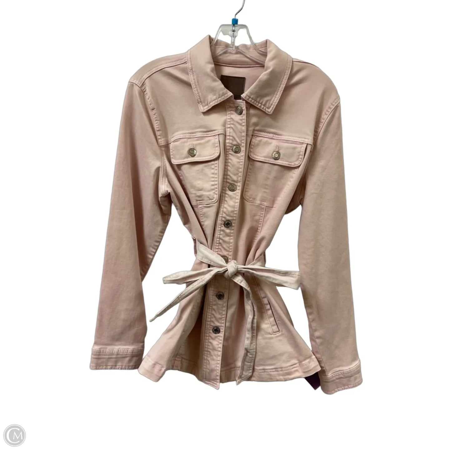 Jacket Denim By Maurices In Pink, Size: L
