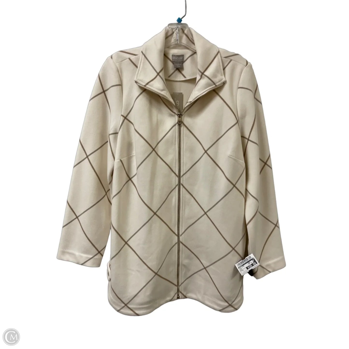 Coat Other By Chicos In Cream, Size: M