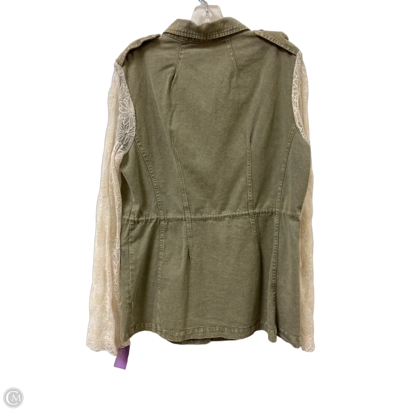 Jacket Denim By Gimmicks In Green, Size: M