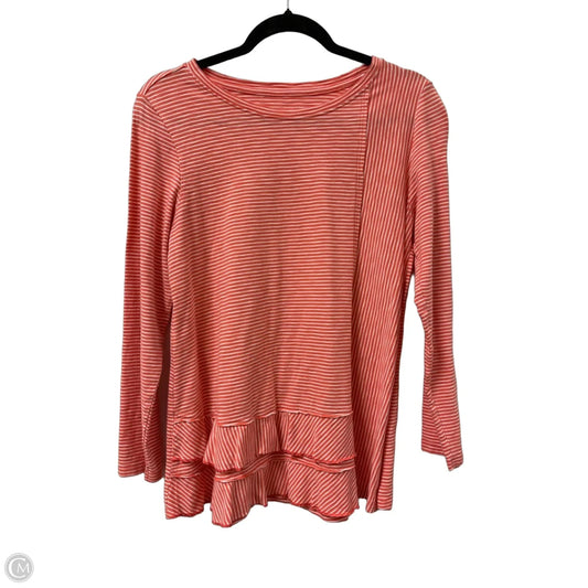 Tunic Long Sleeve By Soft Surroundings In Orange, Size: Mp