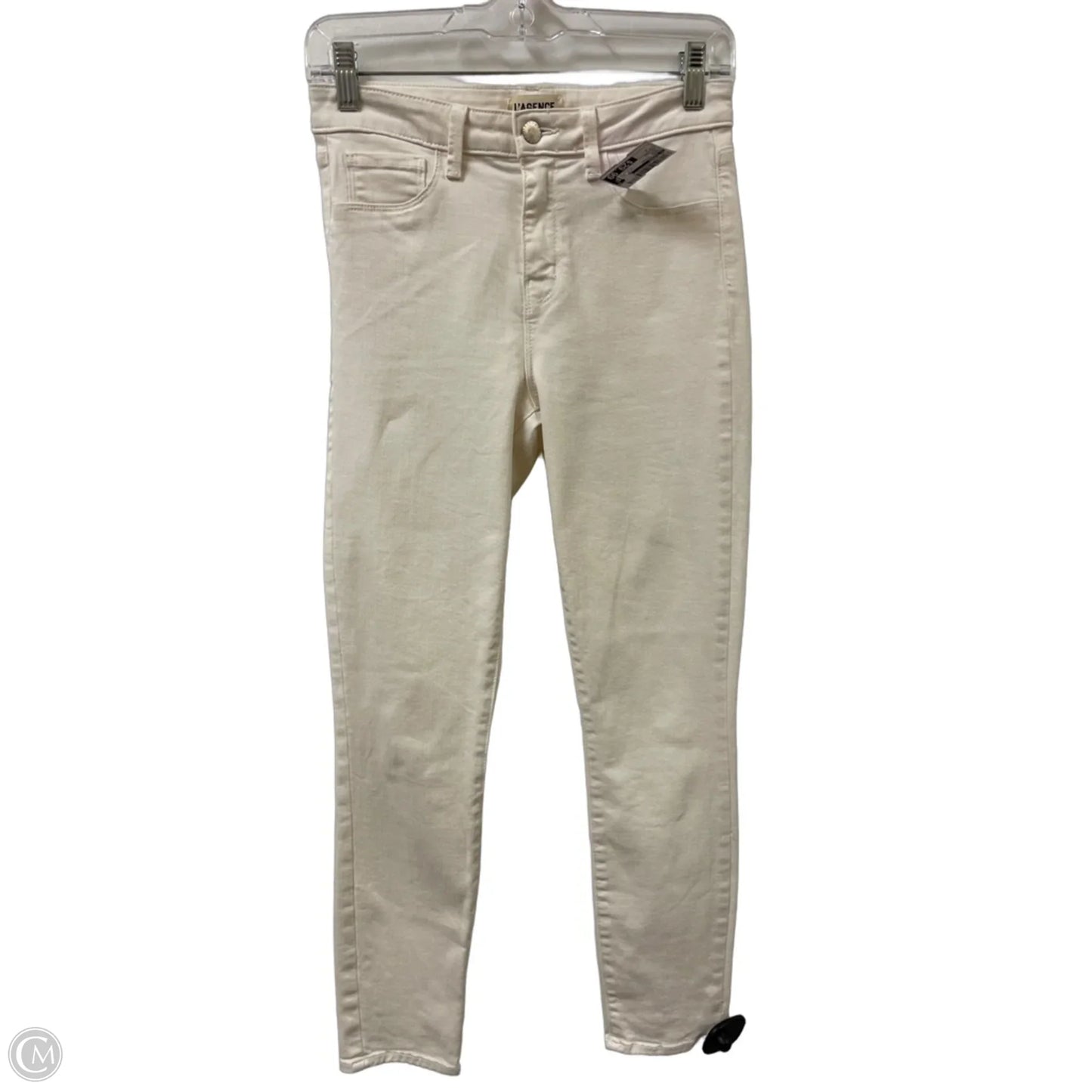 Jeans Skinny By L Agence In Cream, Size: 2
