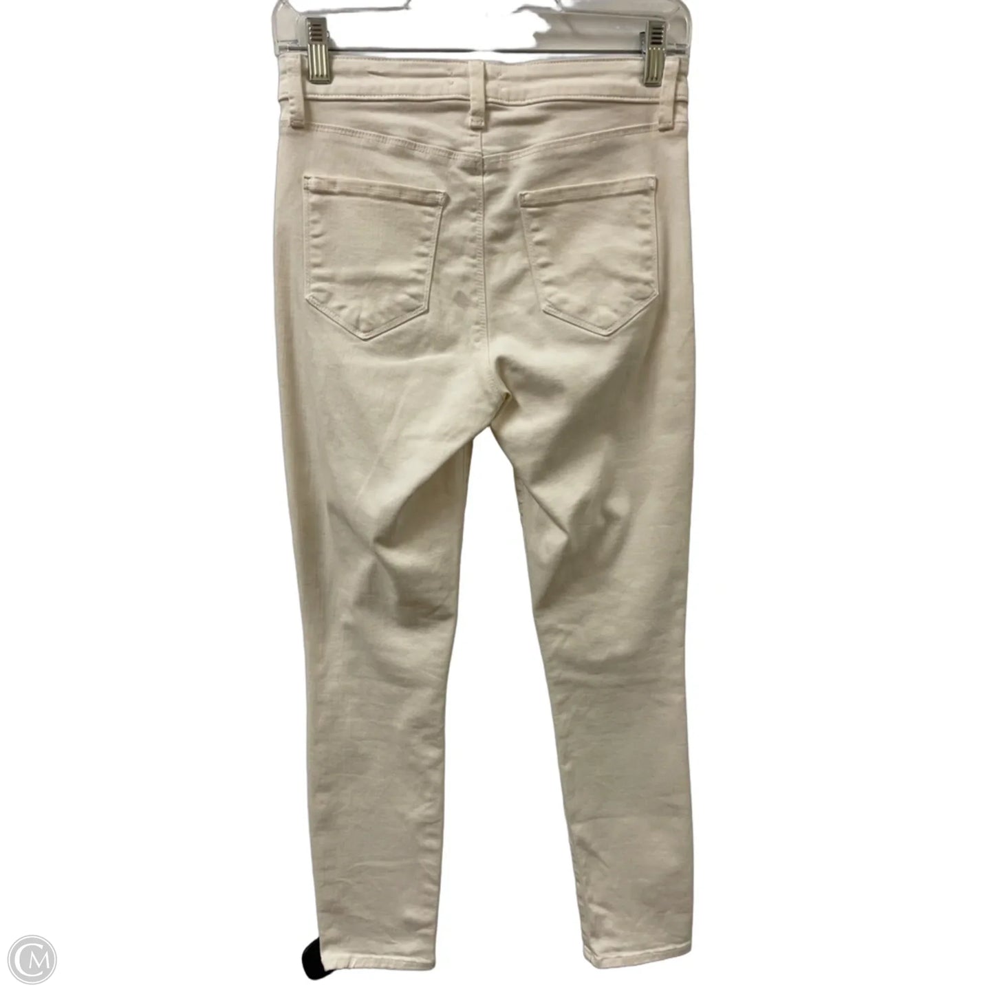 Jeans Skinny By L Agence In Cream, Size: 2