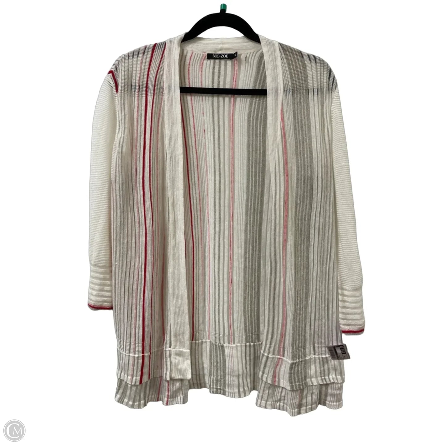 Cardigan By Nic + Zoe In Cream, Size: Sp
