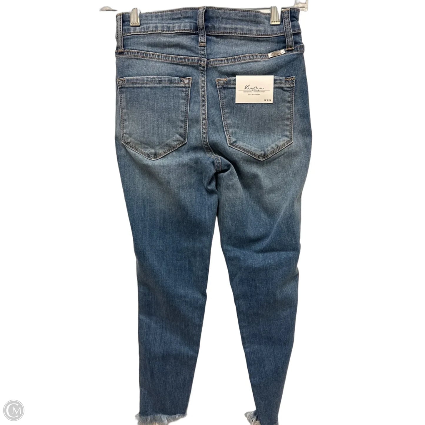 Jeans Skinny By Kancan In Blue Denim, Size: 0