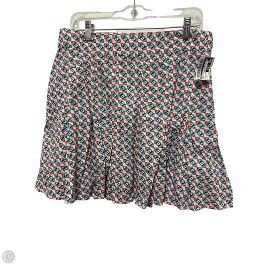 Skirt Mini & Short By Maeve In Green & Orange, Size: 12