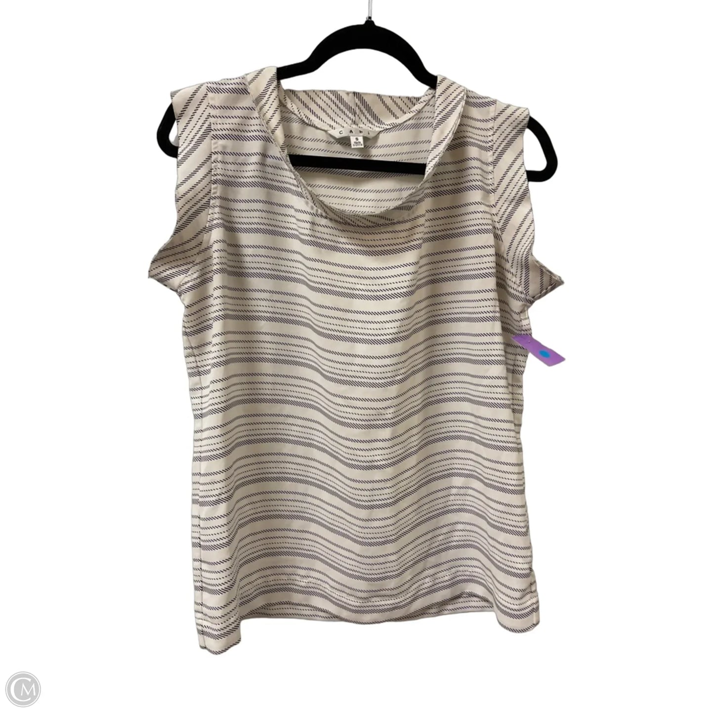 Top Sleeveless By Cabi In Cream, Size: S