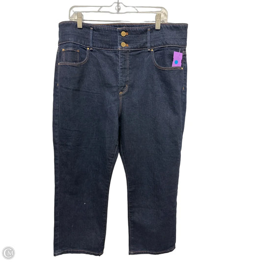Jeans Boot Cut By Ann Taylor In Blue Denim, Size: 16