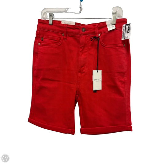 Shorts By Judy Blue In Red, Size: 16