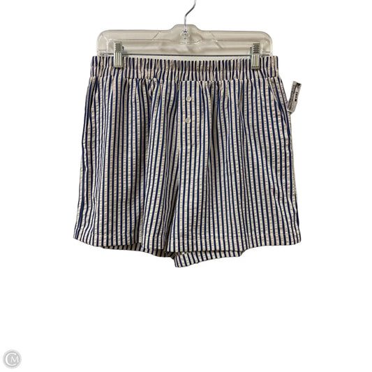 Shorts By Clothes Mentor In Blue & Cream, Size: 12