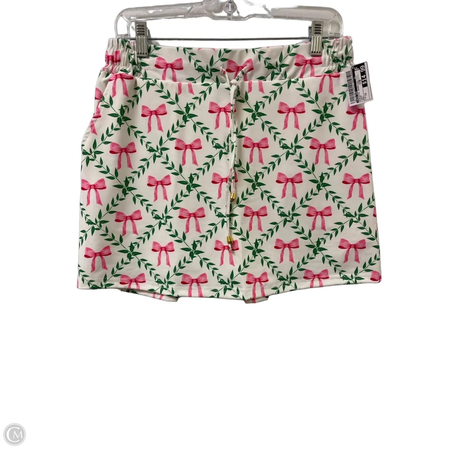Athletic Skort By Jess Lea In Cream, Size: 12
