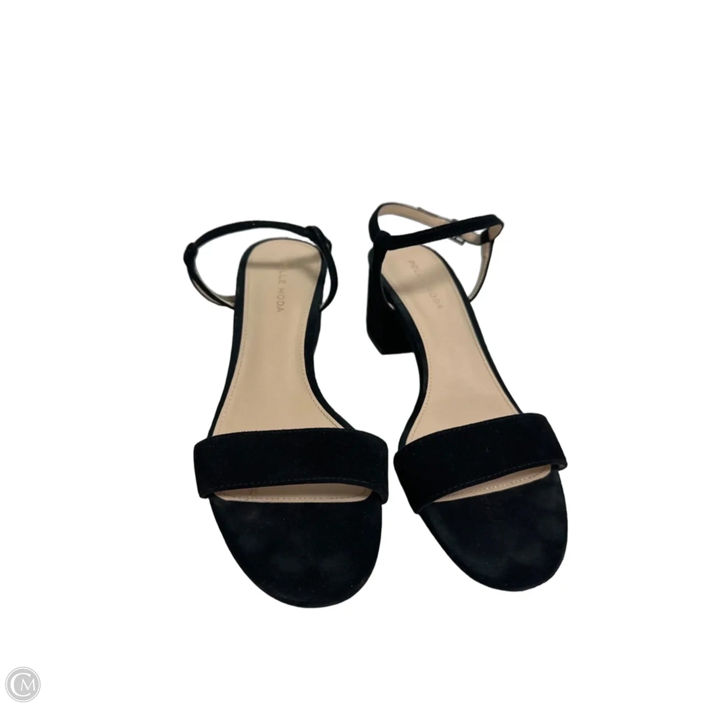 Sandals Heels Block By Cmb In Black, Size: 8.5
